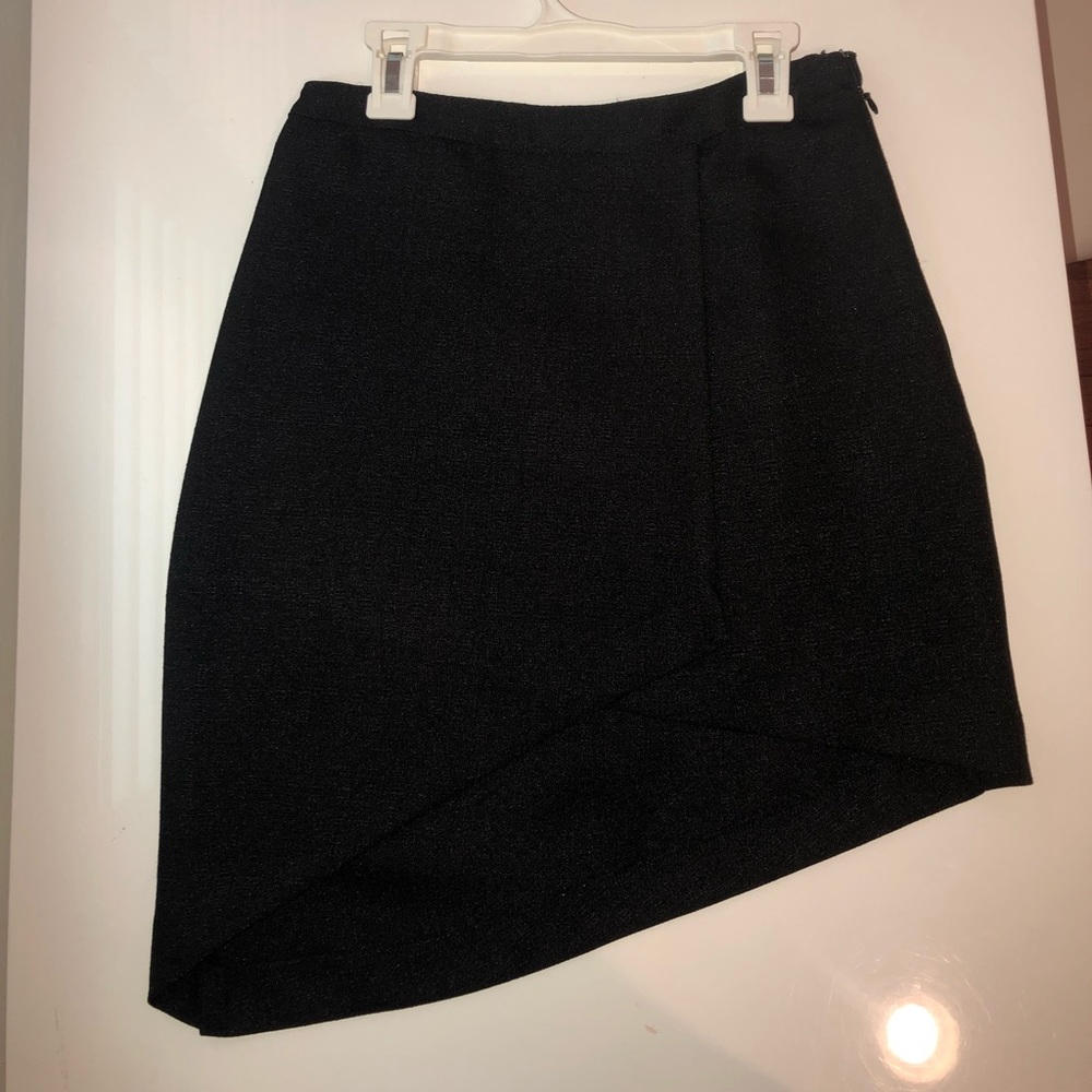 Black Toni Envelope Skirt